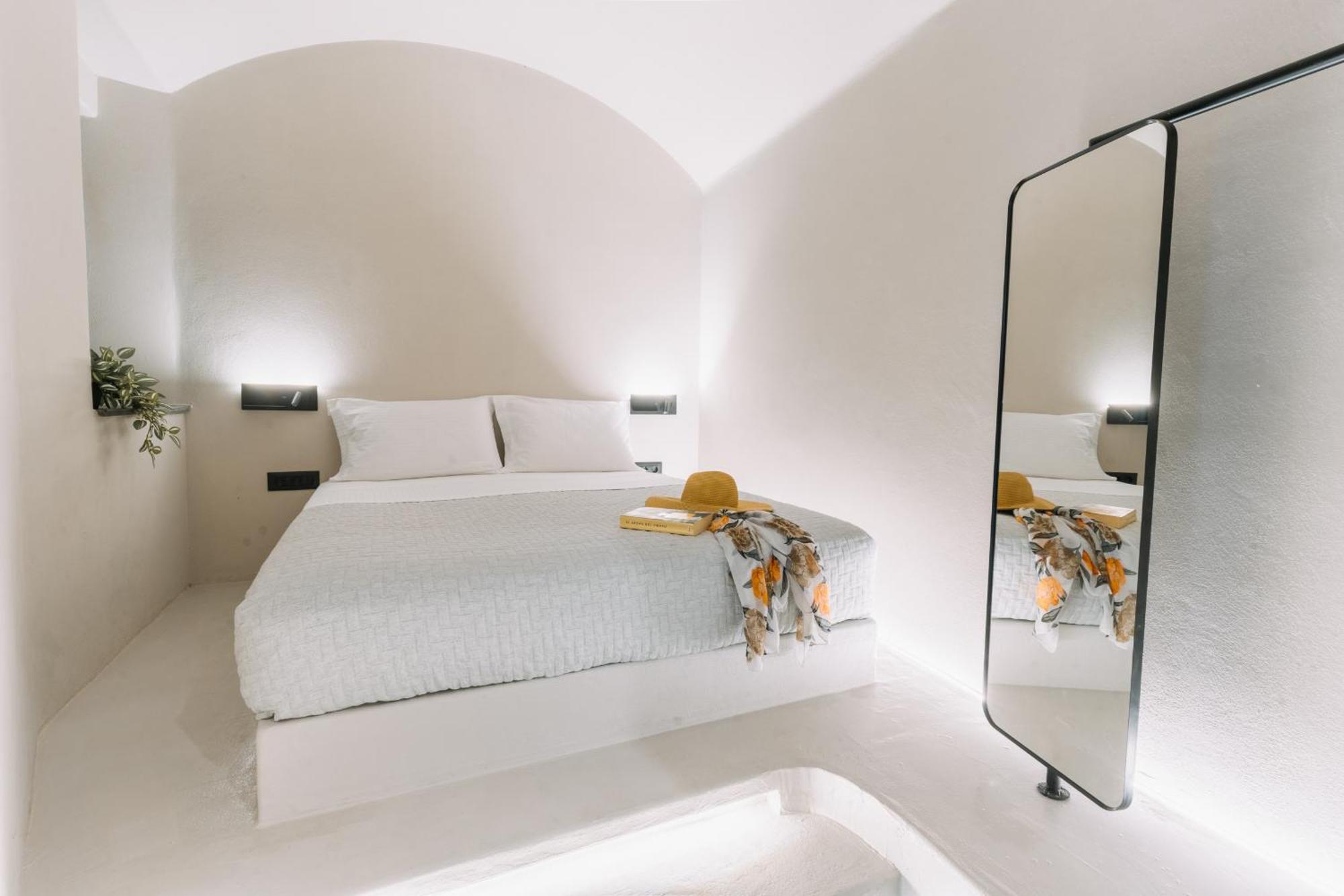 Noir Cave Villa With Private Jacuzzi And Sunset Terrace Pýrgos エクステリア 写真