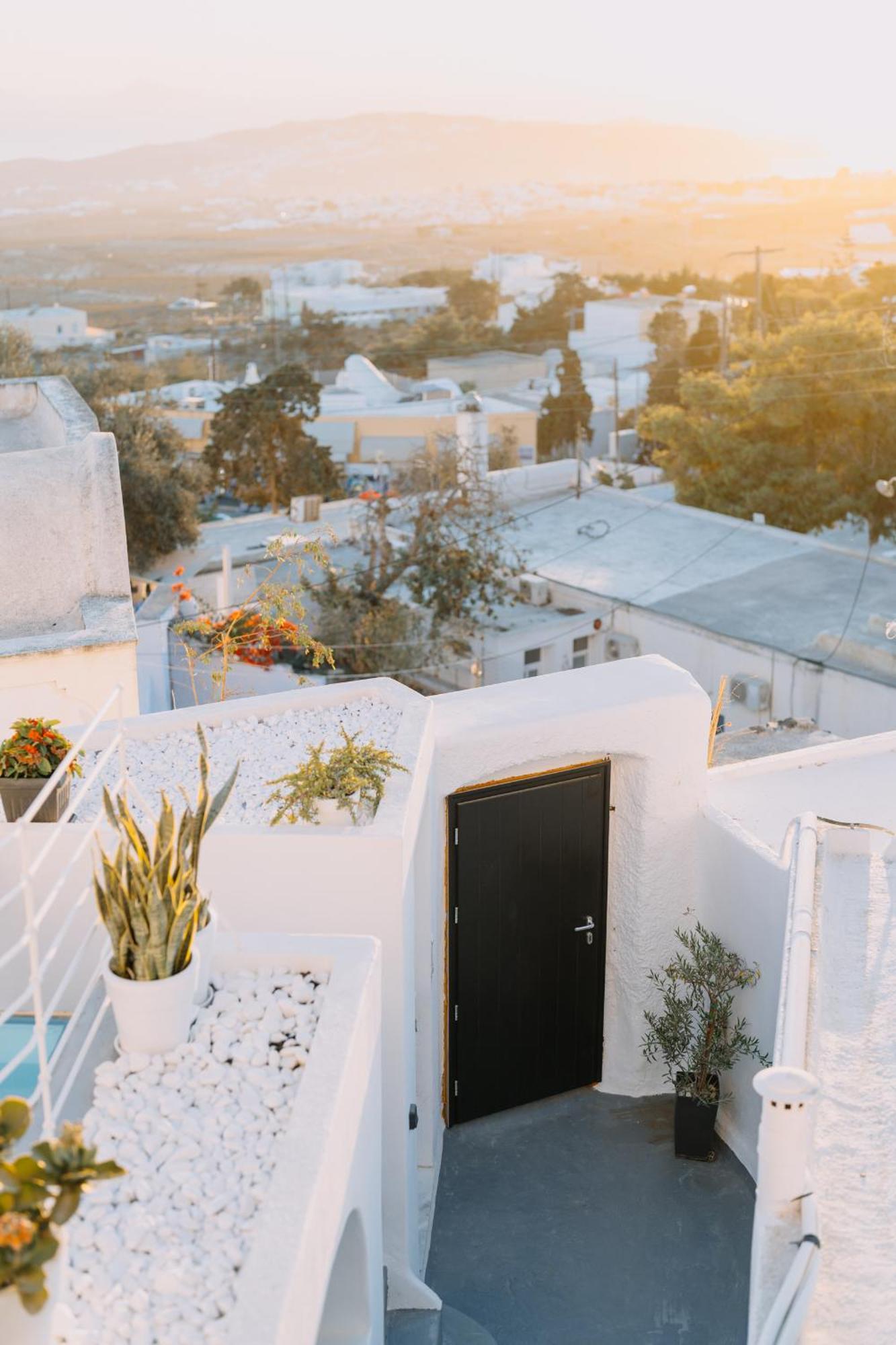 Noir Cave Villa With Private Jacuzzi And Sunset Terrace Pýrgos エクステリア 写真